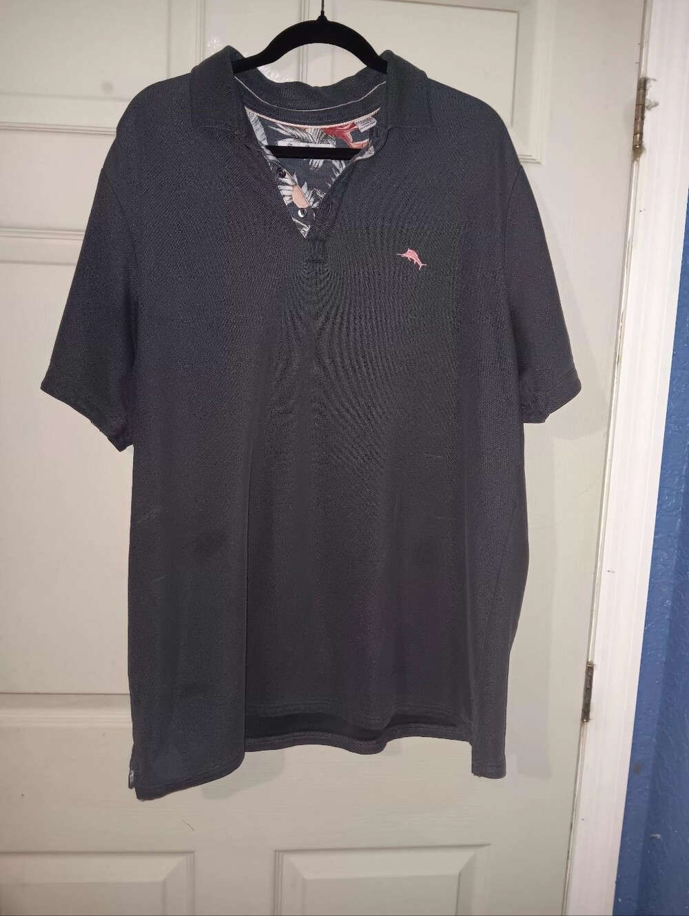 Tommy Bahama Grey Island Zone Polo Mens Sz LXL
